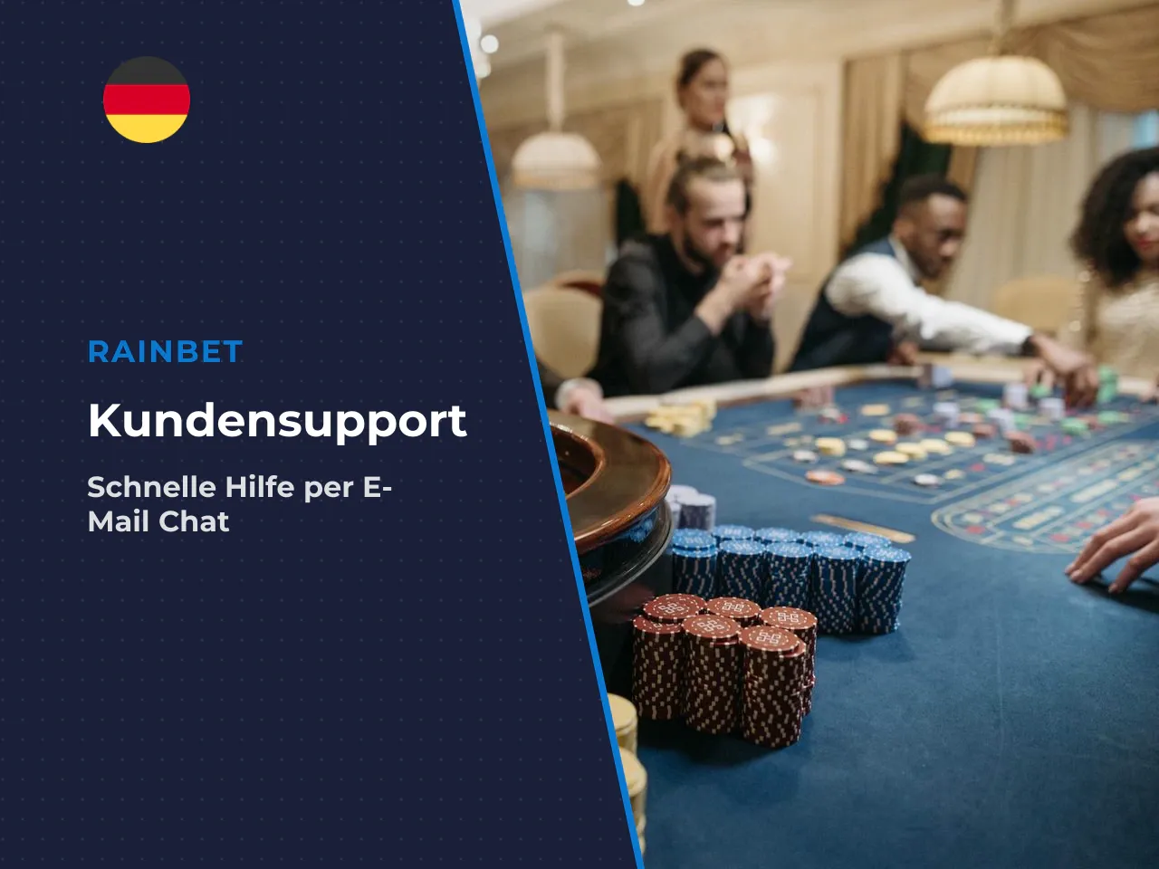 Welche Kanäle stehen beim Rainbet Support