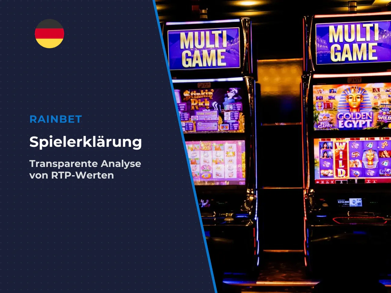 Verifikation von RTP- und Feature-Angaben. Seriöse