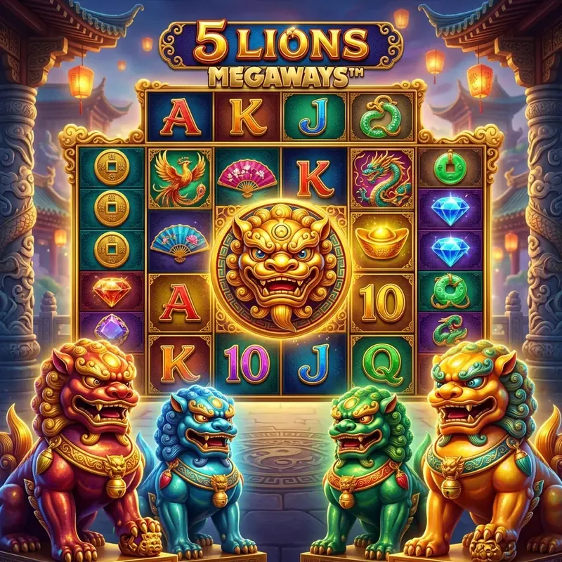 5 Lions Megaways Slot Demo, Bonus