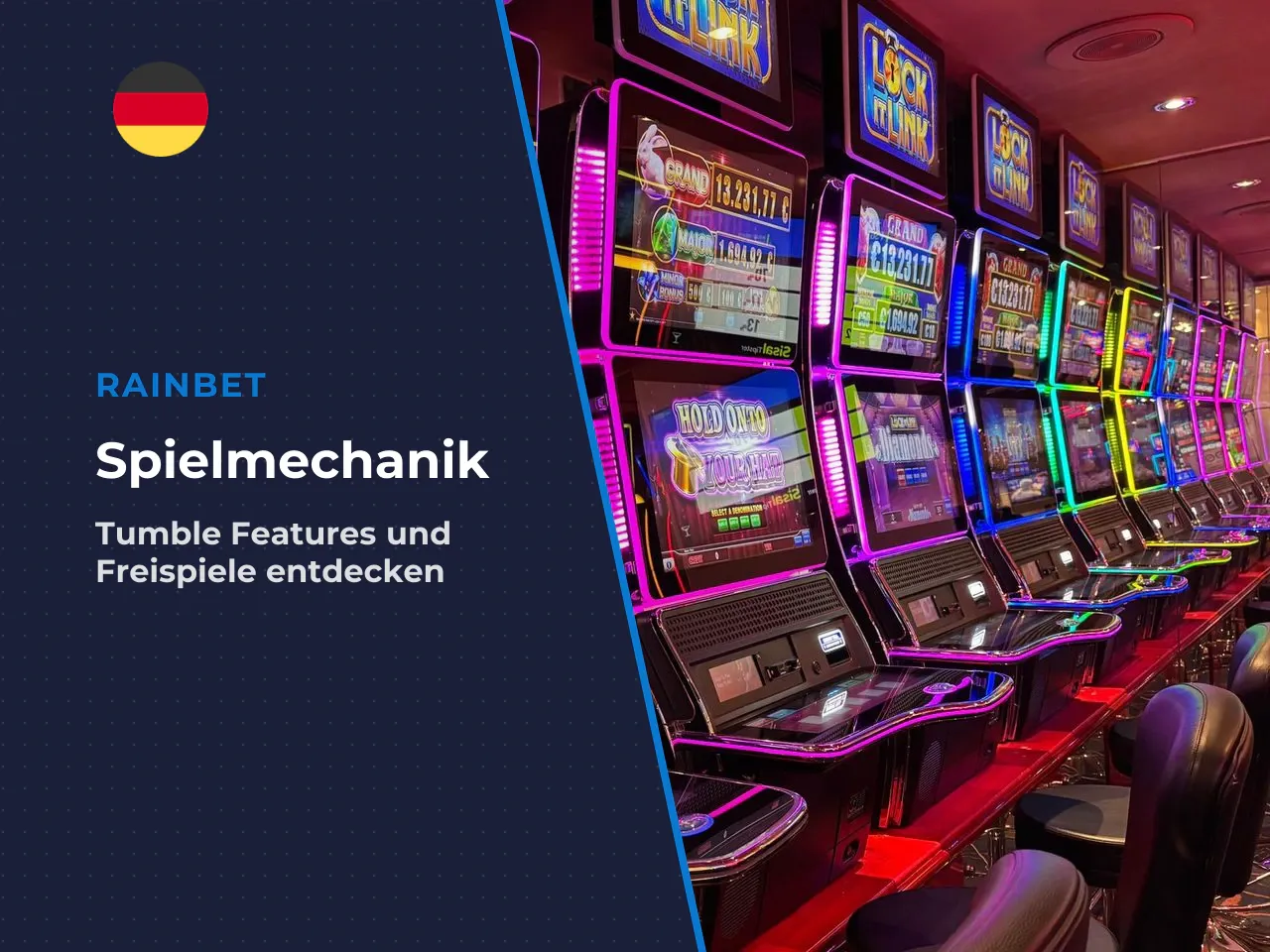 Tumble, Multiplikatoren und Freispiele. Die Tumble-Logik