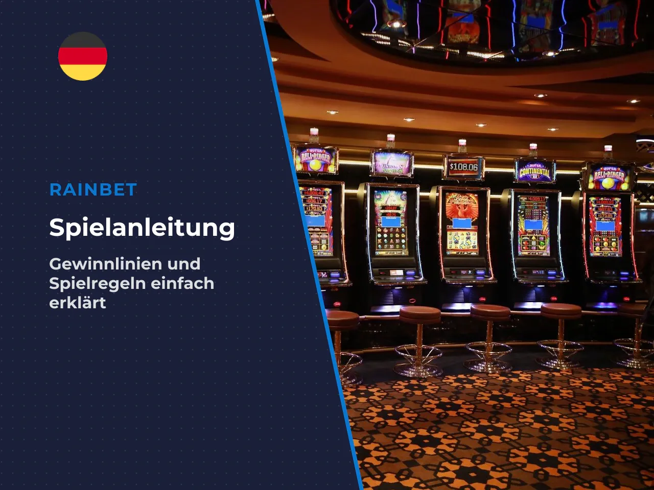 Spielablauf, Einsätze und Gewinnlinien. Der Ablauf