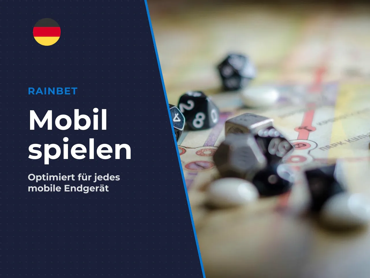Mobile Nutzung. Rainbet bietet keine native