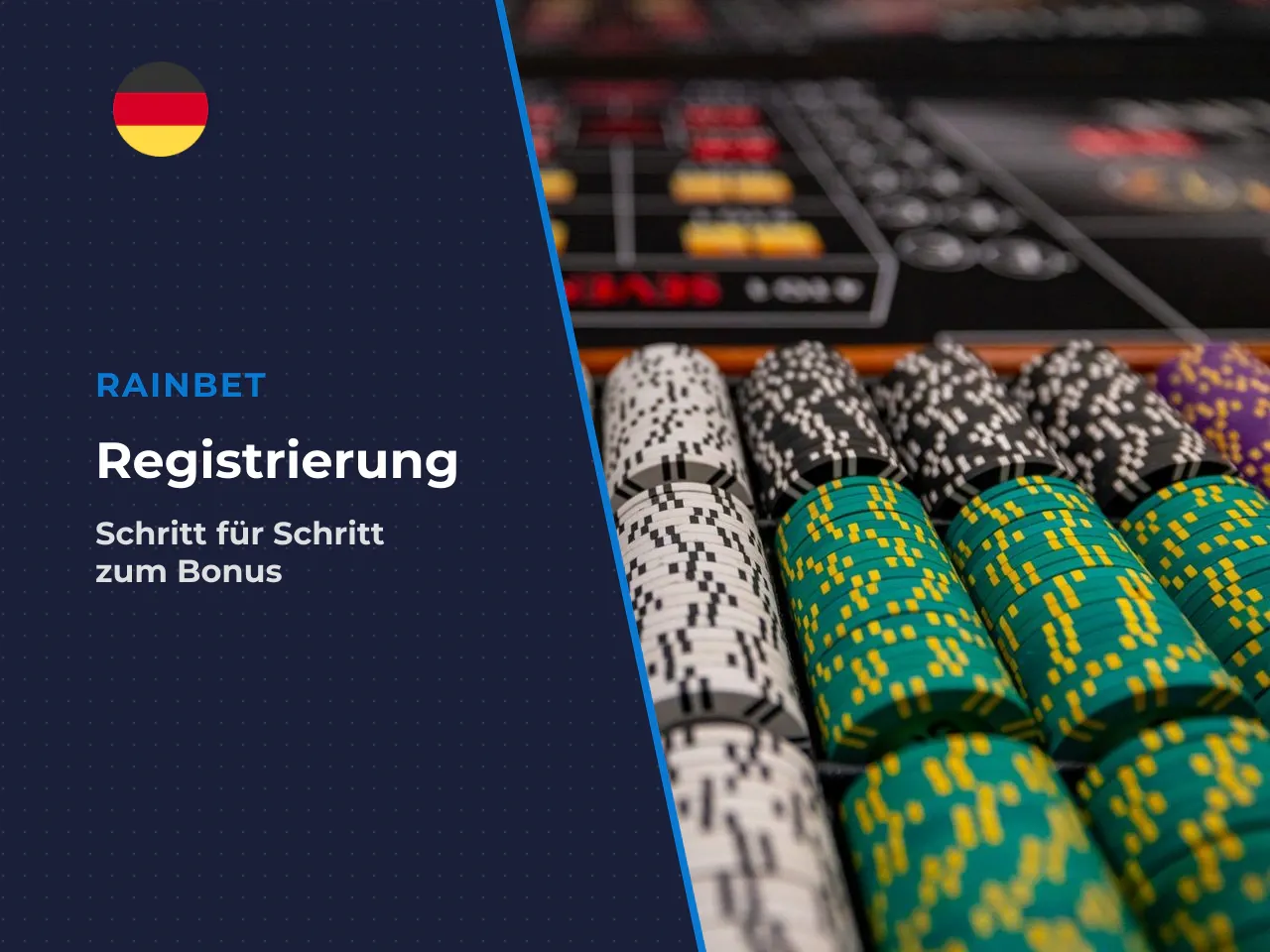 Den Bonus bei Registrierung und Einzahlung