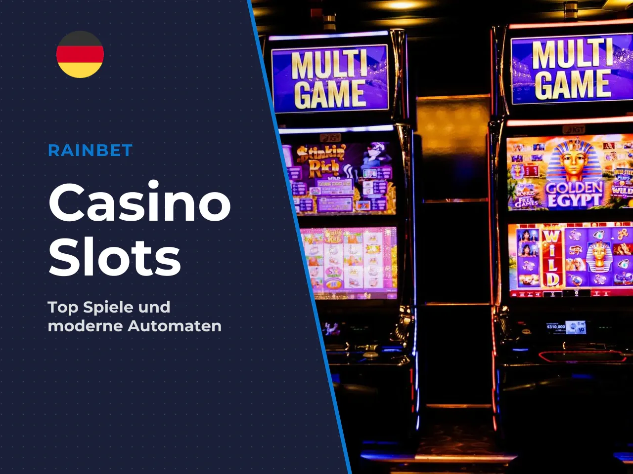 Rainbet Slots und klassische Casino-Spiele. Slots