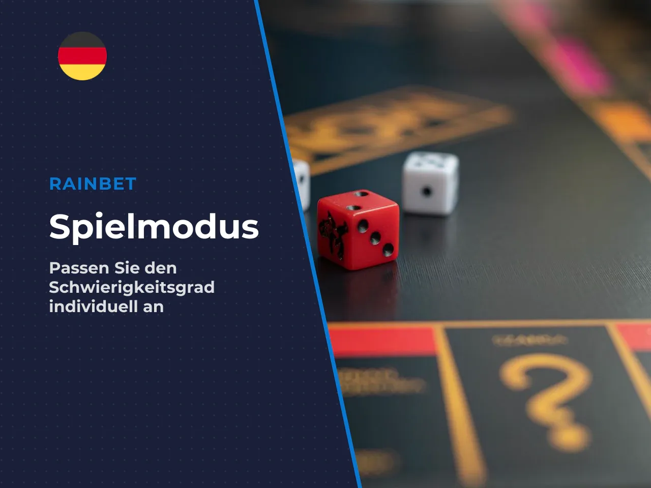 Difficulty, Mode und Tempo des Spiels