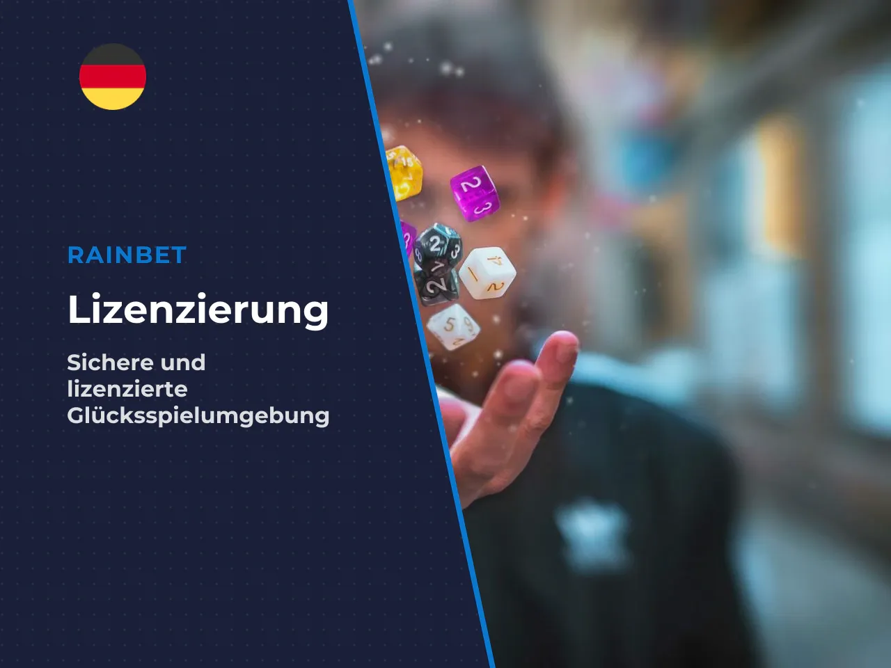 Lizenz und regulatorische Signale. Rainbet hält