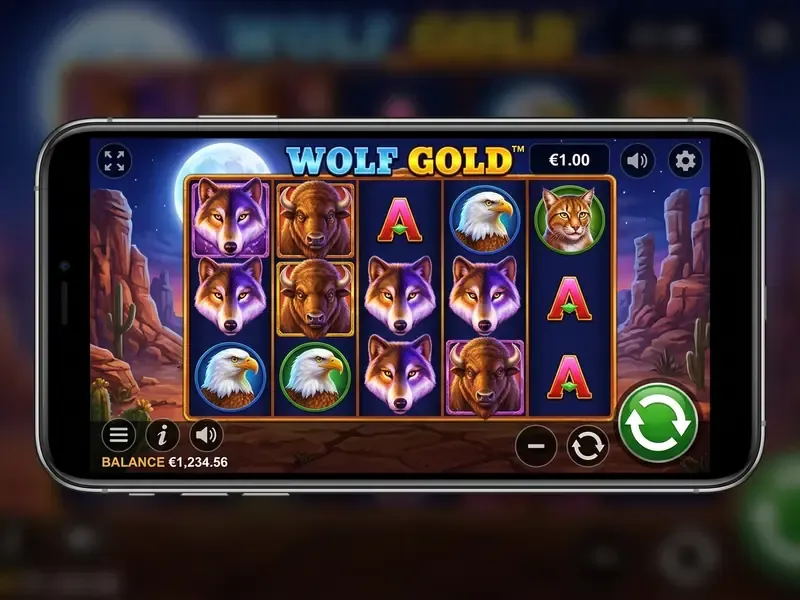 Wolf Gold mobil - Übersicht der Bedienelemente auf dem Smartphone