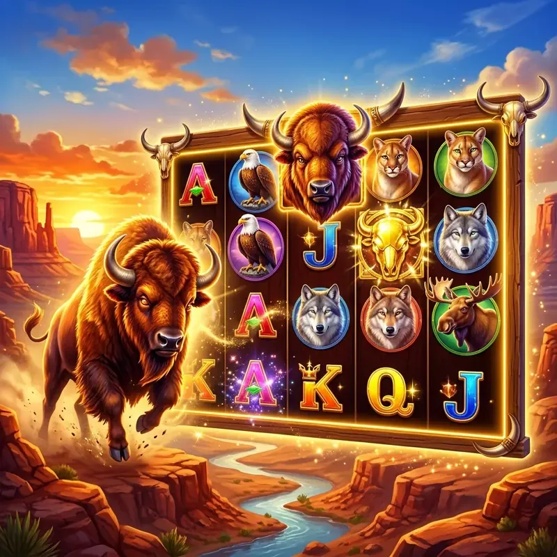 Buffalo King Slot online spielen Demo